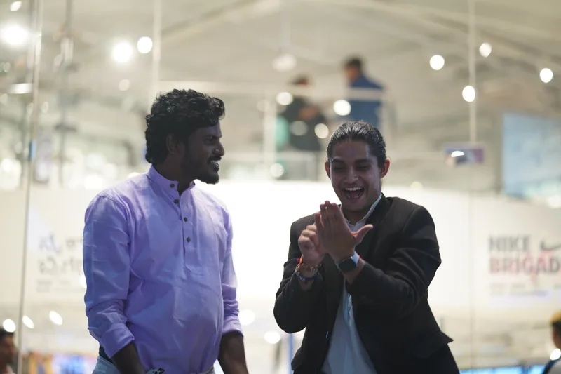 B.S.E. Nukkad Natak: An exchange between two performers