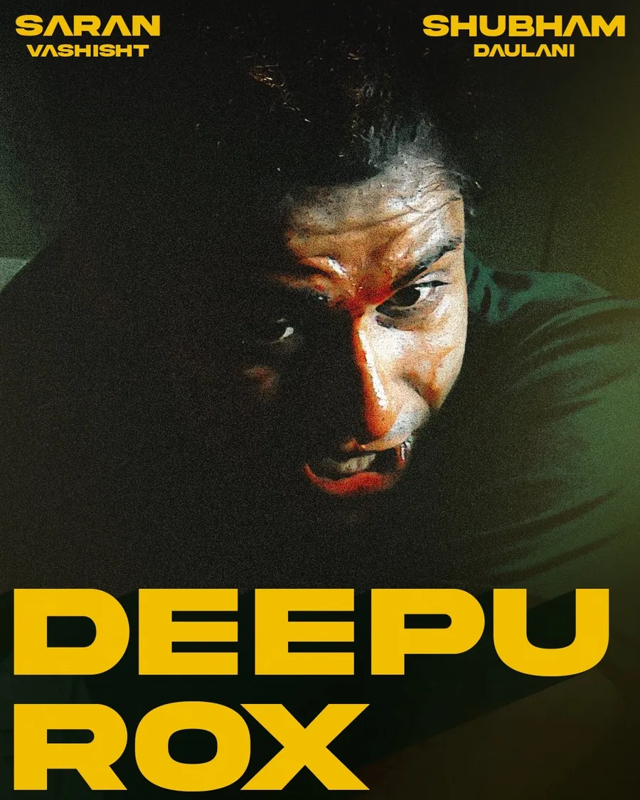 Deepu Rox poster featuring me and naming Shubham Daulani