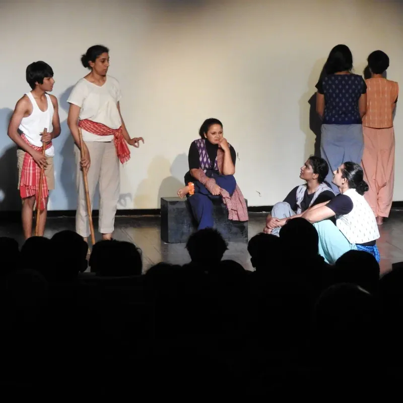 Beyond the Land of Hattamala: I sit at the right of the ensemble