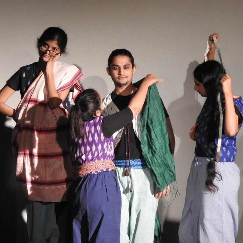 Beyond the Land of Hattamala: I appear in a scene with a green shawl