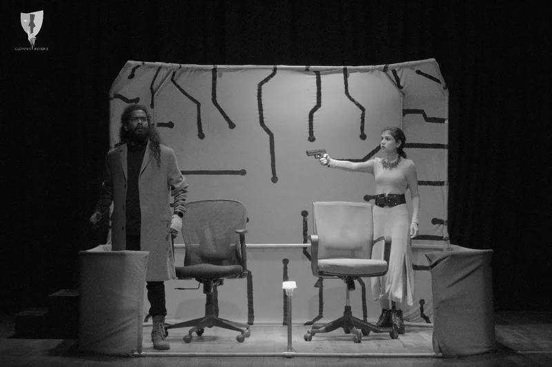 Mission Doomsday: A confrontation in Mission Doomsday, a Clowns Reverie production